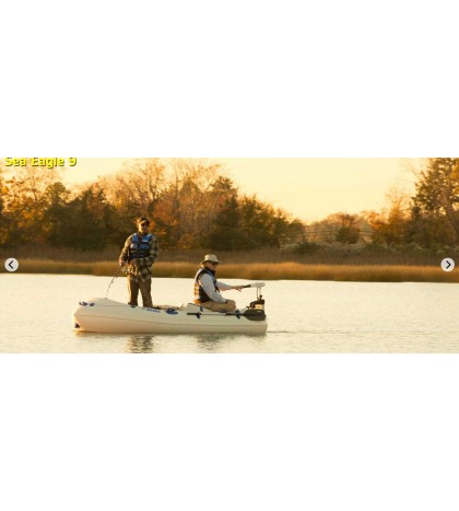 Sea Eagle SE9 Fishermans Dream Motormount with the attachments for a motor mount