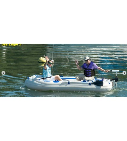 Sea Eagle SE9 Fishermans Dream Motormount with the attachments for a motor mount