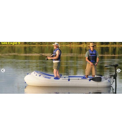 Sea Eagle SE9 Fishermans Dream Motormount with the attachments for a motor mount