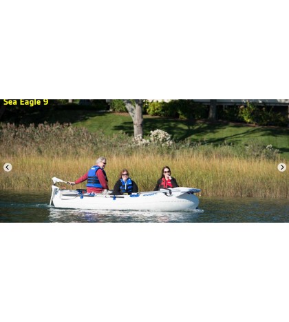 Sea Eagle SE9 Fishermans Dream Motormount with the attachments for a motor mount