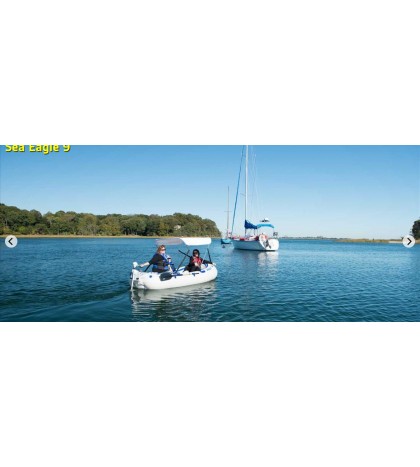 Sea Eagle SE9 Fishermans Dream Motormount with the attachments for a motor mount