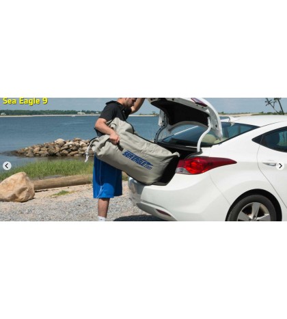 Sea Eagle SE9 Fishermans Dream Motormount with the attachments for a motor mount