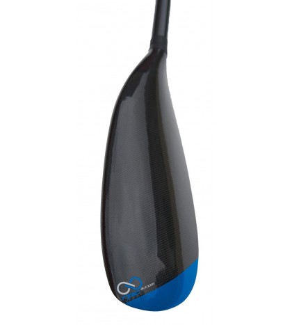 Small Wing Paddle, 100% Carbon Fiber, Blue, Adjustable from 82