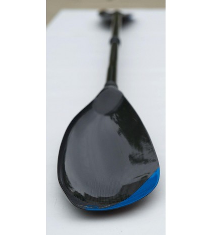 Small Wing Paddle, 100% Carbon Fiber, Blue, Adjustable from 82