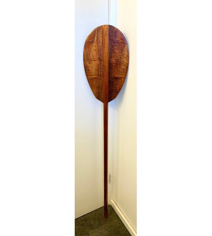 Curly Koa Burl Wood 5ft Paddle - Hawaiian Outrigger Canoe Paddling