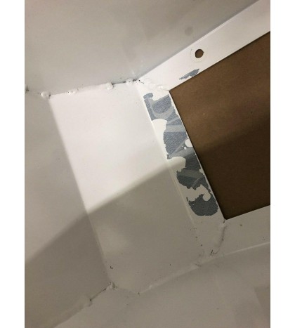 INFLATABLE BENCH SEAT - WHITE ALUMINUM POWER COAT