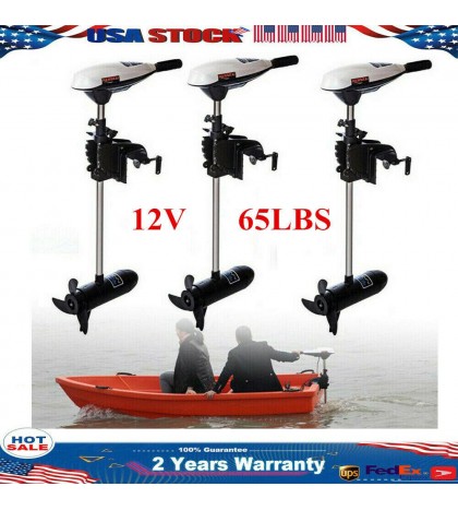 12V 65LBS Electric Trolling Motor Outboard Engine For Inflatable Boat HANGKAI