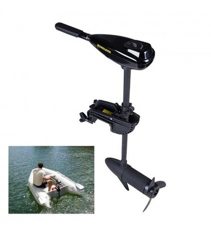 58LBS 12V Electric Outboard Motor Trolling Boat Engine Short Shaft 1700r 10KM/H