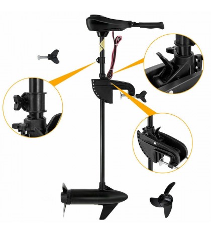 55LBS Freshwater Transom Mounted Trolling Motor 36