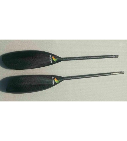 ZJ SPORT Top Notch Carbon Fiber EPIC Kayak Paddle With 10cm Aluminum Adjustor