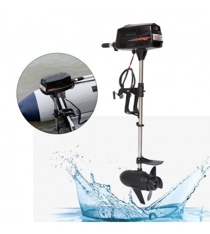 24V 3HP Electric Outboard Motor Brushless Trolling Motor Fishing Boat Engine