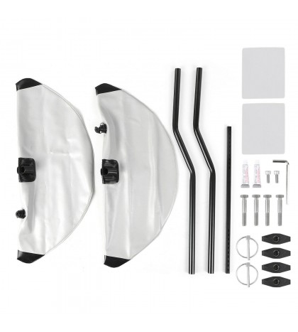Kayak PVC Inflatable Outrigger Float with Arms Rod Boating Stabilizer System Kit