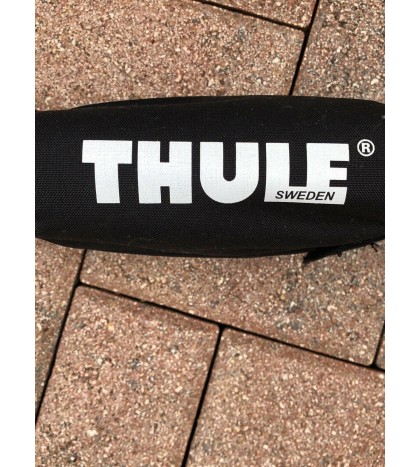 Thule Hull-A-Port model 834 J cradle vertical kayak carrier roof rack w/ straps