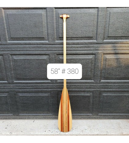 wooden canoe paddles