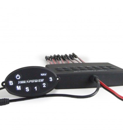Yak-Power 8 Circuit Bluetooth Enabled Switching System YP-RP8R