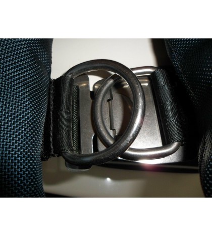 U.S. Sailing Association certified Sospender with solid brushed metal hardware