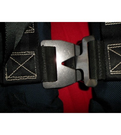 U.S. Sailing Association certified Sospender with solid brushed metal hardware