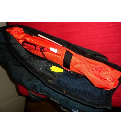 U.S. Sailing Association certified Sospender with solid brushed metal hardware