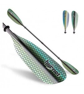 Graphic Fiberglass Kayak Paddle- Ideal for Touring, Fishing and Boating- 90.5 i