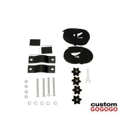 Folding Universal Collapsible Kayak roof top Rack Pair Attachment Pre-Assembled