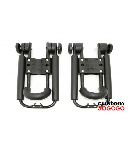 Folding Universal Collapsible Kayak roof top Rack Pair Attachment Pre-Assembled