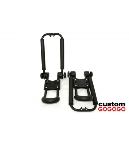 Folding Universal Collapsible Kayak roof top Rack Pair Attachment Pre-Assembled