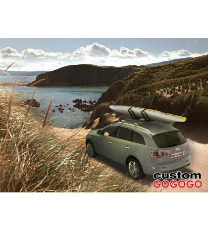 Folding Universal Collapsible Kayak roof top Rack Pair Attachment Pre-Assembled