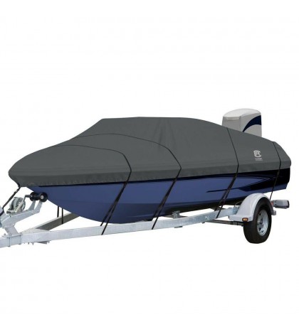 StormPro V-Hull I/O Boat Cover Fits 21ft6inL to 22ft6inLx96inW V-Hull Ski Boats