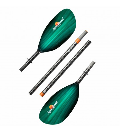 Aqua Bound Whiskey Fiberglass Straight Shaft 4-Piece Kayak Paddle