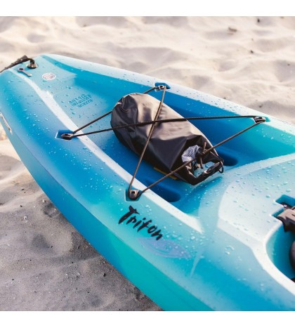 Two One Person 10' Plastic Kayaks Sit on Top with Paddles Lifetime 2 Pack