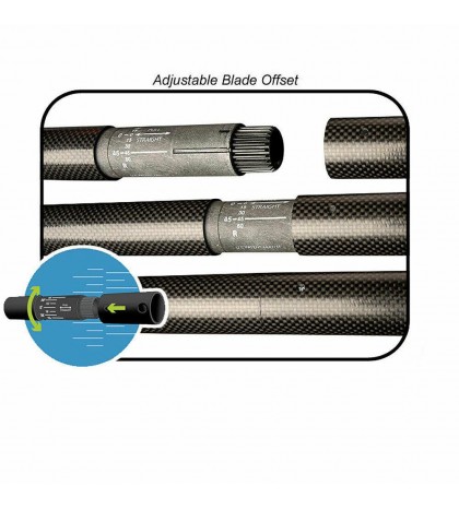 Werner Camano Hooked Fiberglass Fishing Kayak Paddle Stealth Camo 230cm