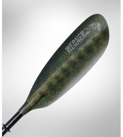 Werner Camano Hooked (Carbon Shaft) Low Profile 2pc Kayak Paddle