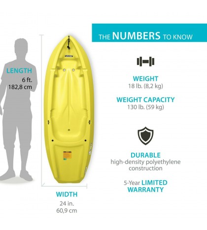 Top Selling 6 feet Youth Kayak (Paddle Included), maximum 45 Days to deliver