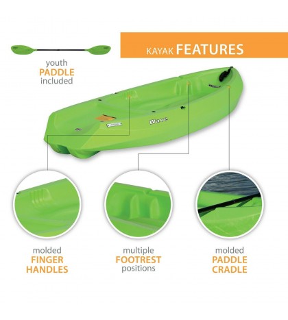 Top Selling 6 feet Youth Kayak (Paddle Included), maximum 45 Days to deliver