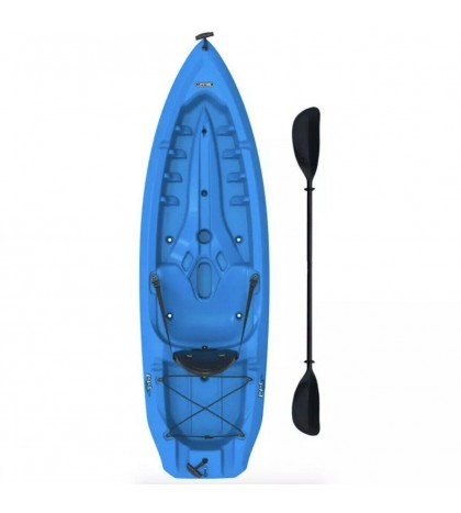 Lifetime 8ft. Lotus 80 Kayak, Sit On Top w/ Paddle - Blue - Brand New