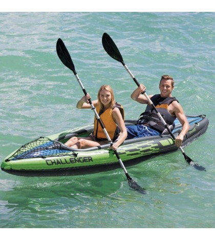 Intex Challenger K2 Inflatable Kayak New Fast Priority Shipping
