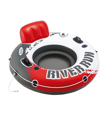 Intex River Run 2 Inflatable 2 Person River Float (6 Pack) + Single Tube (Pair)