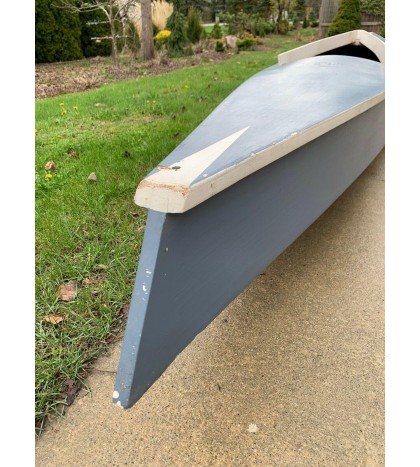 wooden Kayak Hand Built 12’ Vintage Very Unique Wooden Canoe Handmade
