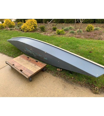 wooden Kayak Hand Built 12’ Vintage Very Unique Wooden Canoe Handmade