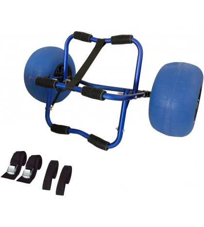Newcod Kayak Cart, Kayak Dolly with 12-Inch Large Beach Balloon Wheels Tires for
