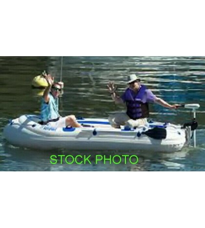 Sea Eagle SE9 Inflatable Boat, motor, battery, accessories; No ship - Local P/U