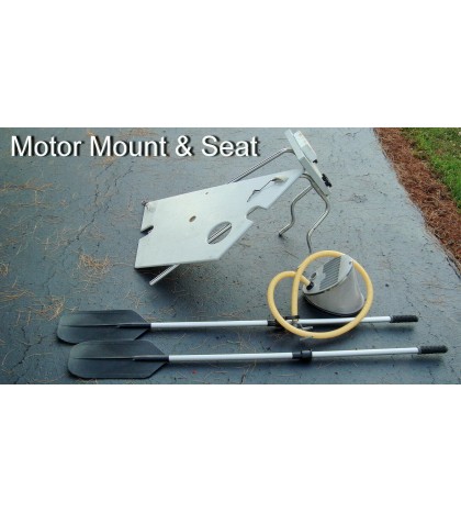 Sea Eagle SE9 Inflatable Boat, motor, battery, accessories; No ship - Local P/U