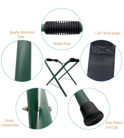 Codinter Kayak Stand, Aluminum Standing Rack for Canoe Boat Surfboard Indoor Out