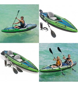 Intex Challenger Kayak Inflatable Set with Aluminum Oars TOP SELLING