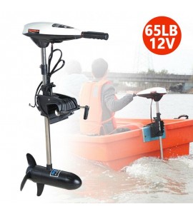 65lbs Electric outboard motor Inflatable Fishing Boat engine Trailing Trolling