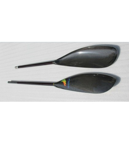 ZJ SPORT Hot Sells Carbon Fiber Kayak Paddle With 3 Type Oval Shaft