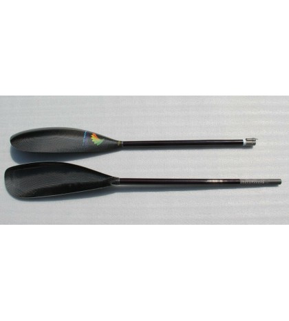 ZJ SPORT Hot Sells Carbon Fiber Kayak Paddle With 3 Type Oval Shaft