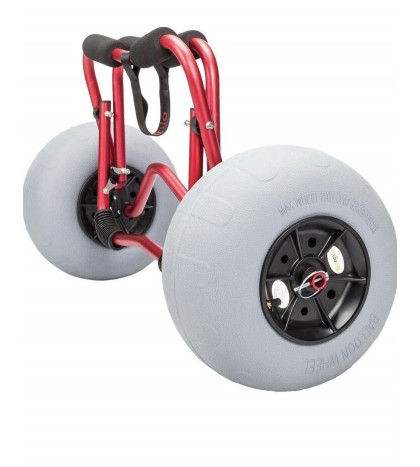 Kayak Canoe Cart Carrier Dolly Trolley With 12” Beach Balloon Tires Free Pump