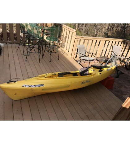 10 Ft Old Town Vapor Kayak With Trolling Motor Custom Used