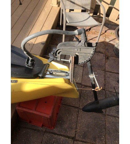 10 Ft Old Town Vapor Kayak With Trolling Motor Custom Used